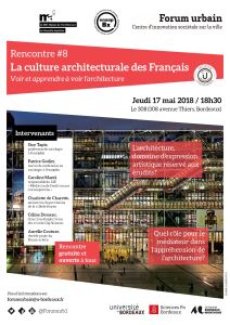 Rencontre du Forum urbain #8 : La culture architecturale des Français